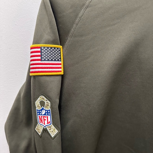 Nike Seattle Seahawks Size Medium Salute To Service Hoodie Military NFL - Picture 9 of 9